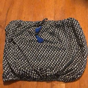 Black and white tube top